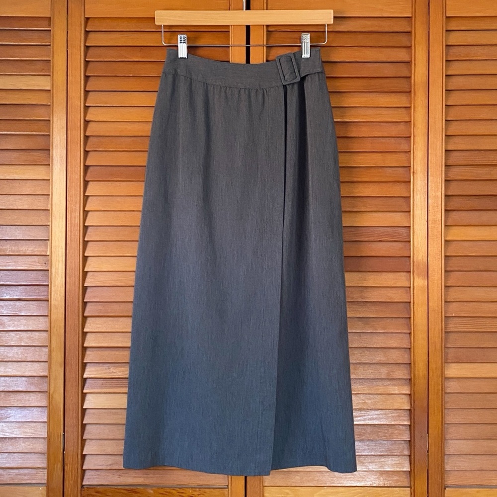 Vintage Laundry by Shelli Segal Skirt Wool Women's Size 10 (27") Wool Blend Wrap